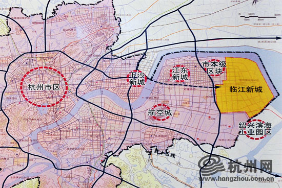 杭州大江东新区最新规划图揭晓
